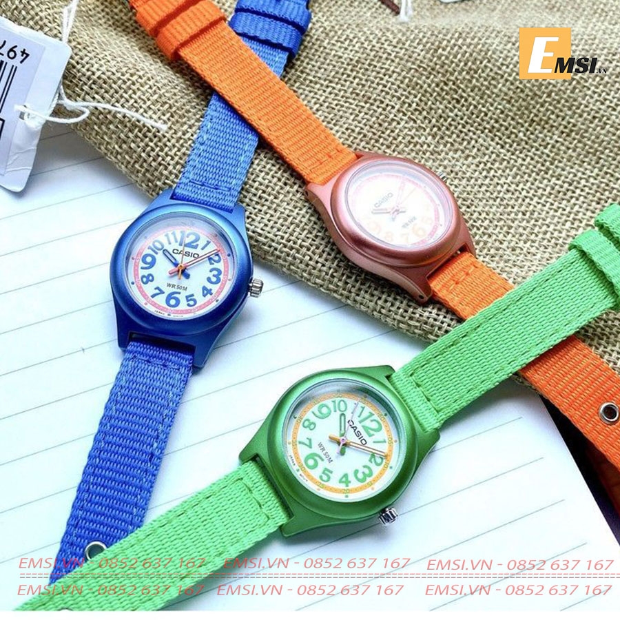Casio LTR-19B-2B2 - Đồng Hồ Trẻ Em - Pin / Quartz - Kính Khoáng - Size Mặt 26.5mm - Bảo Hành 5 Năm - Chính Hãng - Emsi.vn