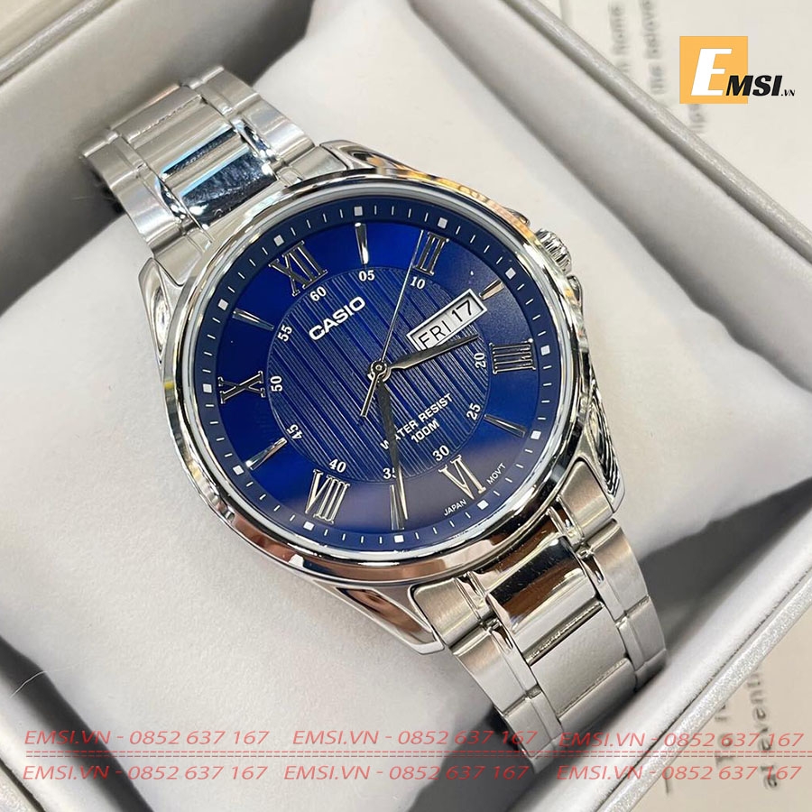Đồng Hồ Nam Casio MTP-1384D-2A (Casio 41mm)  Chính Hãng Giá Tốt Nhất - Emsi.vn