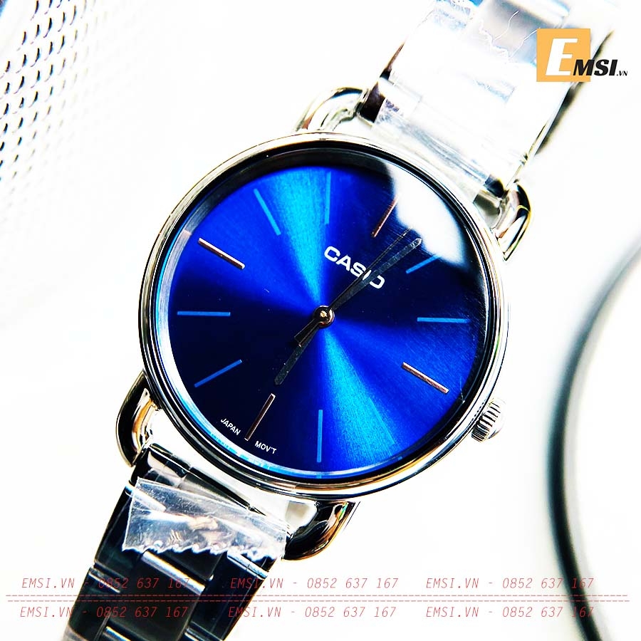 Đồng Hồ Casio Nữ LTP-E412D-2A Dây Kim Loại - Chống Nước - Size 30mm