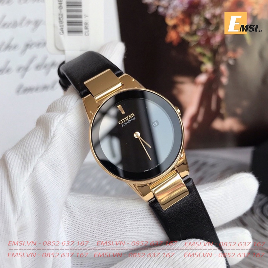 Citizen GA1052-04E - Đồng Hồ Nữ - Eco Drive - Kính Khoáng - Size Mặt 30mm - Bảo Hành 5 Năm - Chính Hãng - Emsi.vn