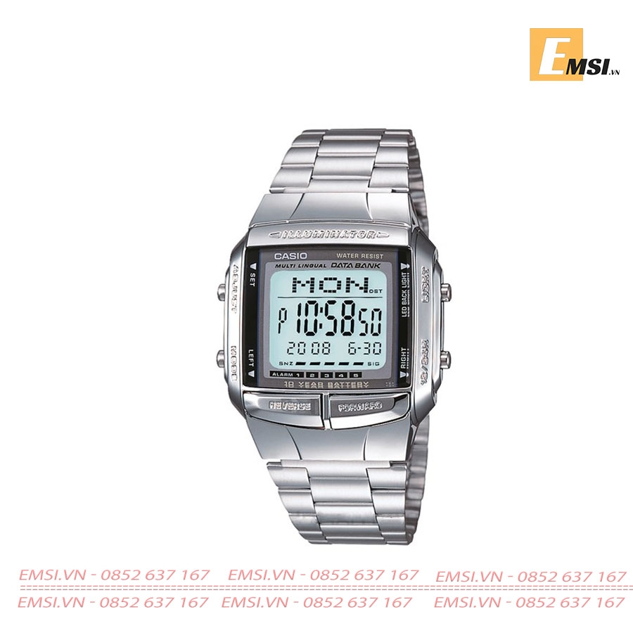Casio DB-360-1A - Đồng Hồ Unisex - Điện Tử - Size Mặt 37.5mm - Kính Nhựa EMSI.VN