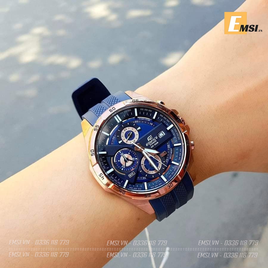 Edifice EFR-556PC-2AVUDF - Đồng Hồ Nam - Pin / Quartz - Kính Khoáng - Size Mặt 48.7mm - Emsi.vn