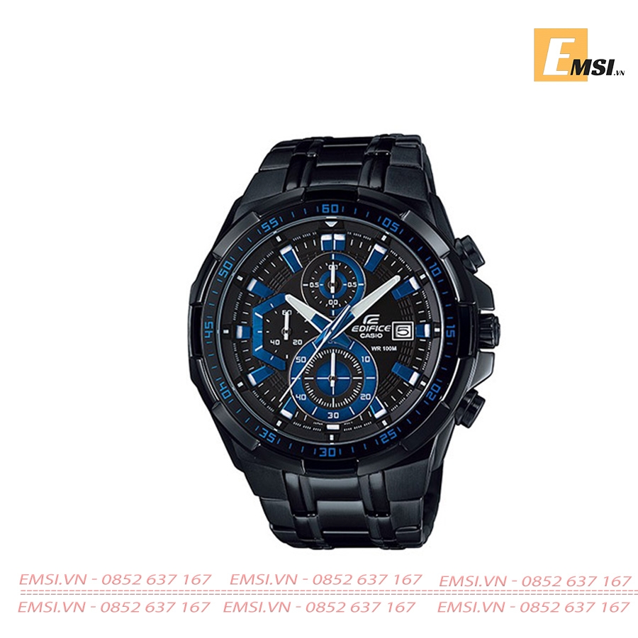Casio Edifice EFR-539BK-1A2 - Đồng Hồ Nam - Pin / Quartz - Kính Khoáng - Size Mặt 49.5mm EMSI.VN
