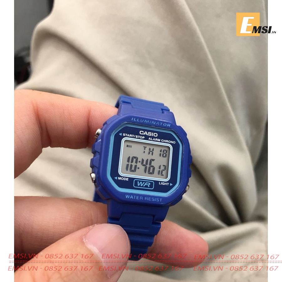 Casio LA-20WH-2ADF - Đồng Hồ Nữ - Điện Tử - Size Mặt 30.5mm - Kính Nhựa EMSI.VN