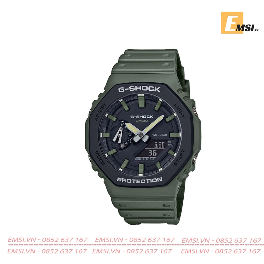 G-Shock GA-2110SU-3A - Đồng hồ nam - Điện tử - Size mặt 45.4mm - Kính khoáng EMSI.VN