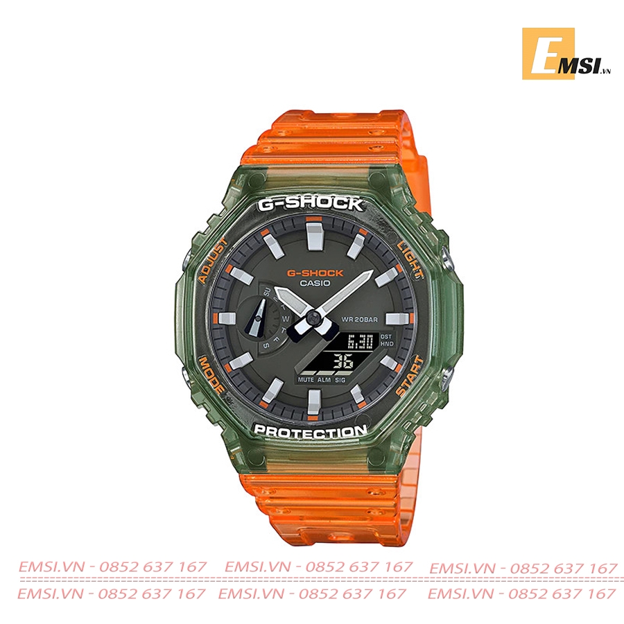 Đồng hồ Casio G-Shock Nam GA-2100HC-4A  | G-Shock | Nam | Dây Nhựa | Chống Nước WR20BAR