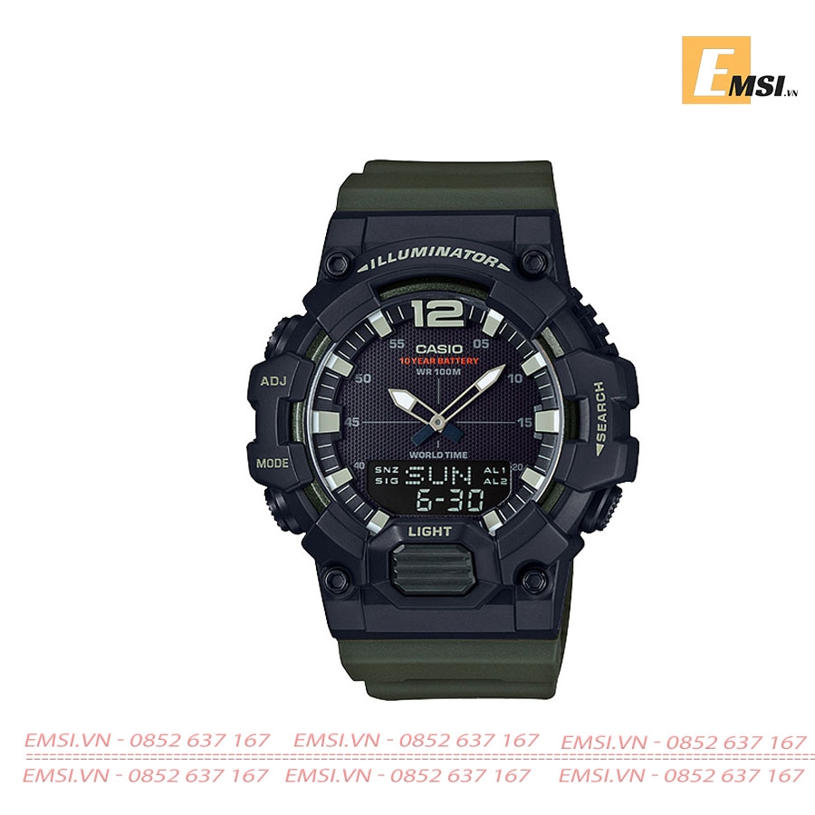 Casio HDC-700-3AVDF - Đồng Hồ Nam - Điện Tử - Kính Nhựa - Size Mặt 48.7mm EMSI.VN