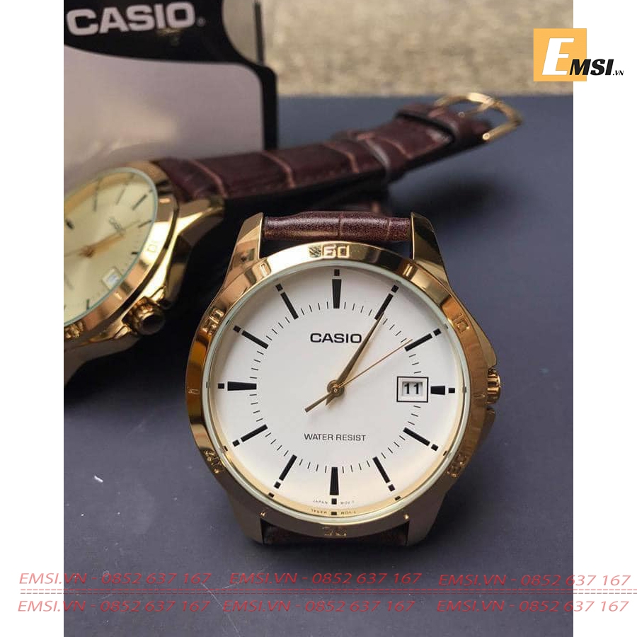 CASIO MTP-V004GL-7A - Đồng Hồ Nam - Pin / Quartz - Kính Khoáng - Size Mặt 41.5mm EMSI.VN