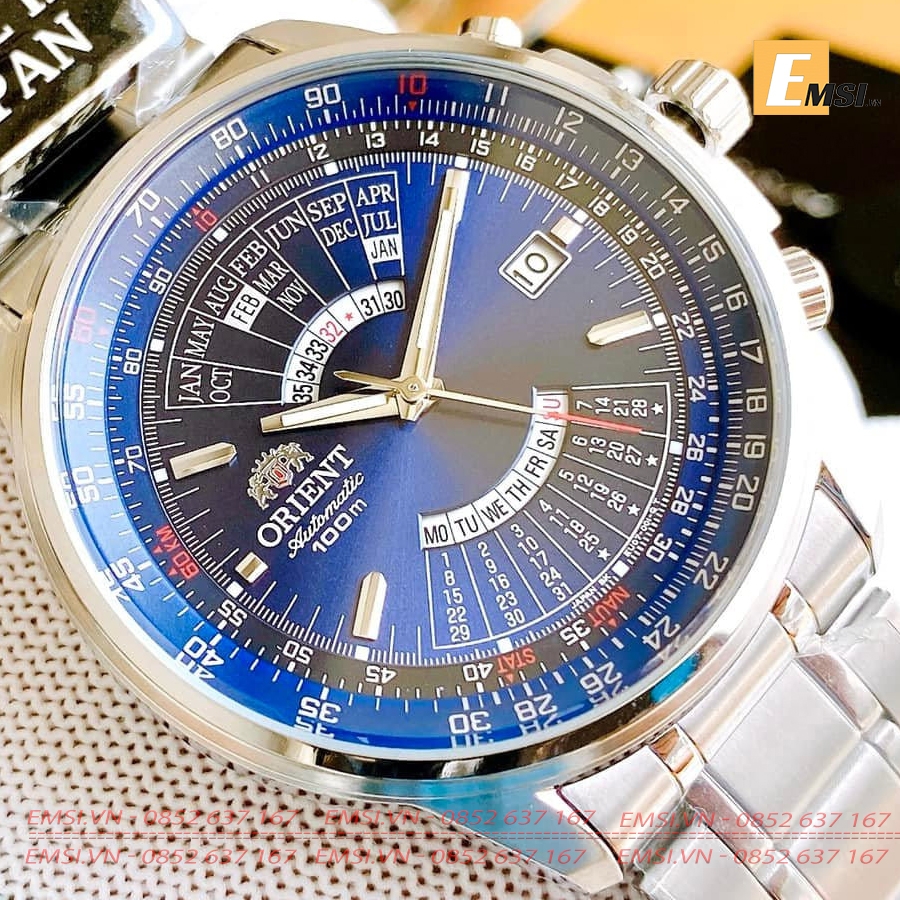 Orient SEU07008DX - Đồng Hồ Nam - Cơ - Automatic - Kính Khoáng - Size Mặt 44mm EMSI.VN