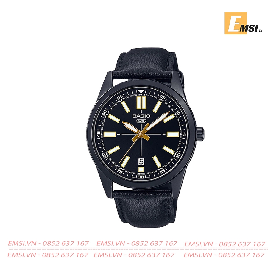 Casio MTP-VD02BL-1E - Đồng Hồ Nam - Pin / Quartz - Kính Khoáng - Size Mặt 41mm EMSI.VN