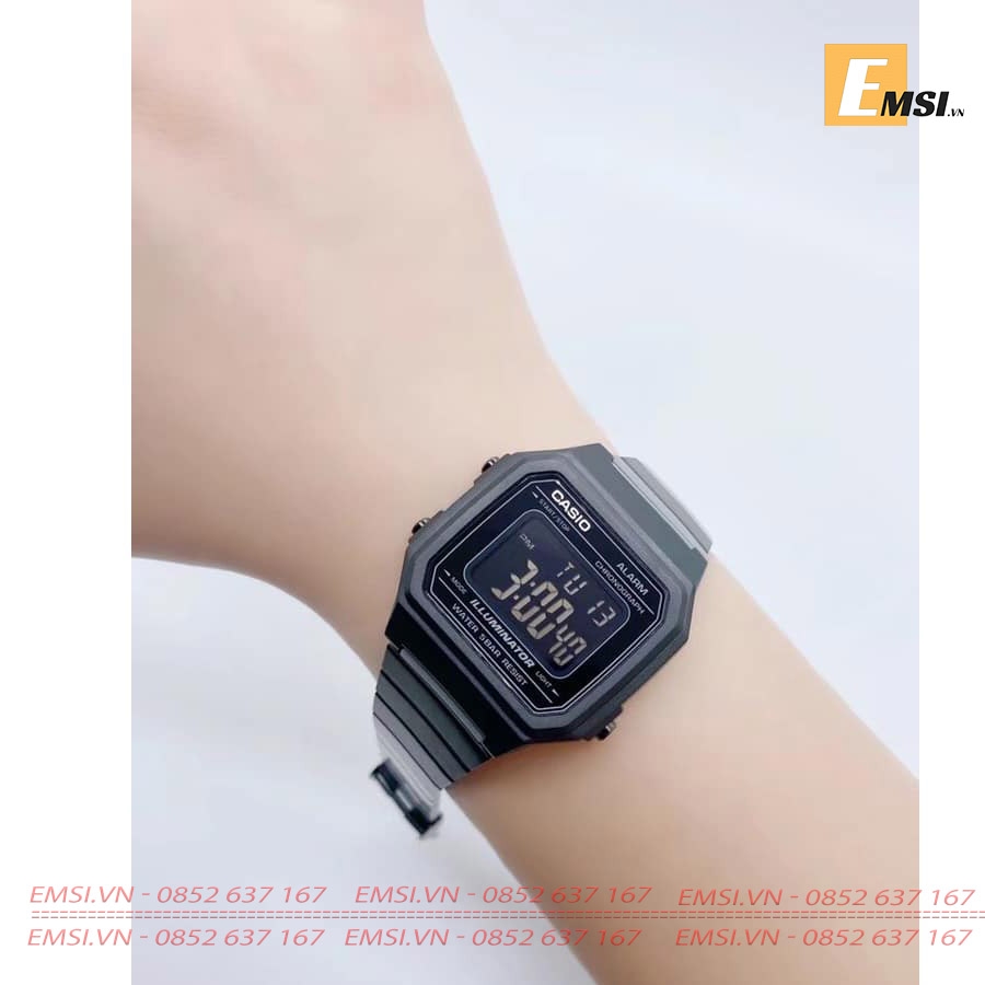 Casio B650WB-1B - Kính nhựa - Đồng hồ nam - Đồng hồ điện tử - Size mặt 41mm EMSI.VN
