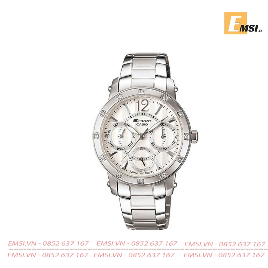 Casio SHN-3012D-7A - Đồng Hồ Nữ - Pin/Quartz - Kính Khoáng - Size Mặt 33mm EMSI.VN