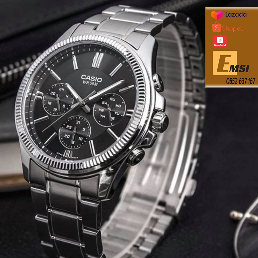 Casio MTP-1375D-1AVDF - Đồng Hồ Nam - Pin / Quartz - Kính Khoáng - Size Mặt 42mm - Bảo Hành 5 Năm - Chính Hãng