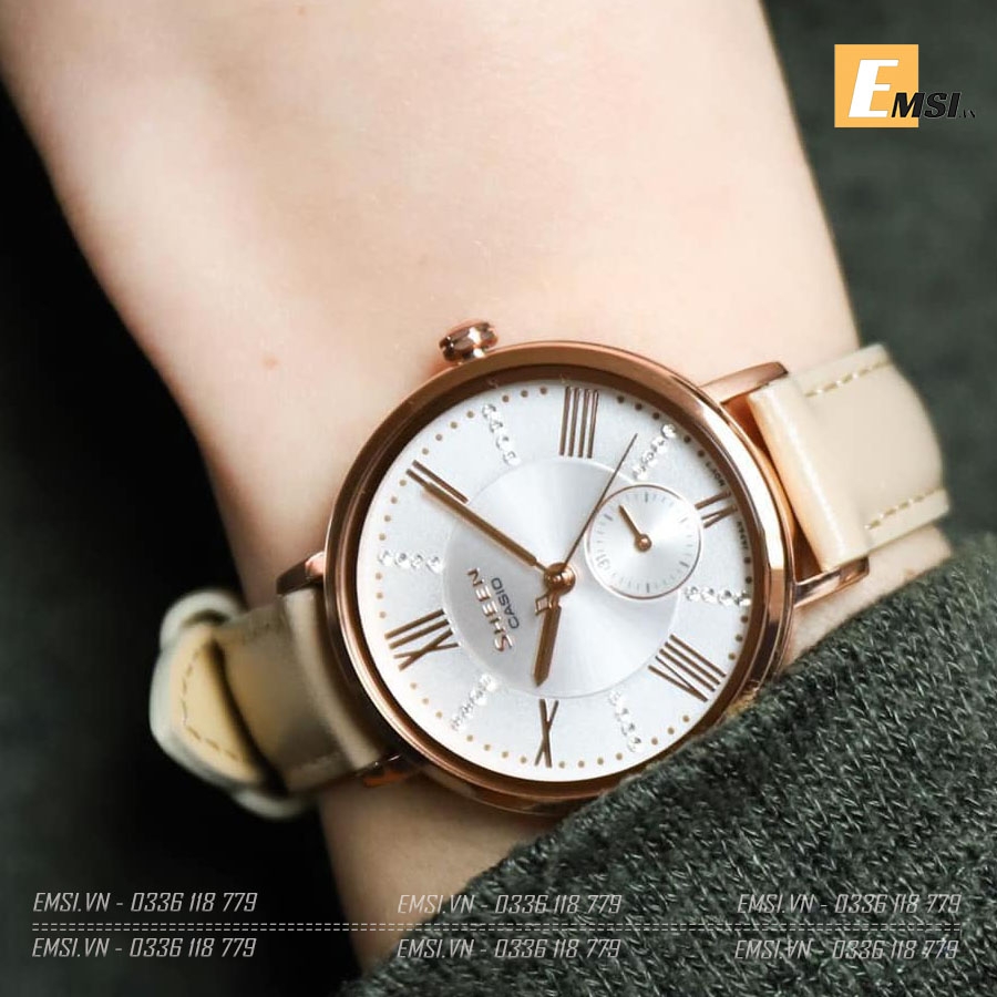 Đồng Hồ Nữ Casio Sheen SHE-3066PGL-7BVDF