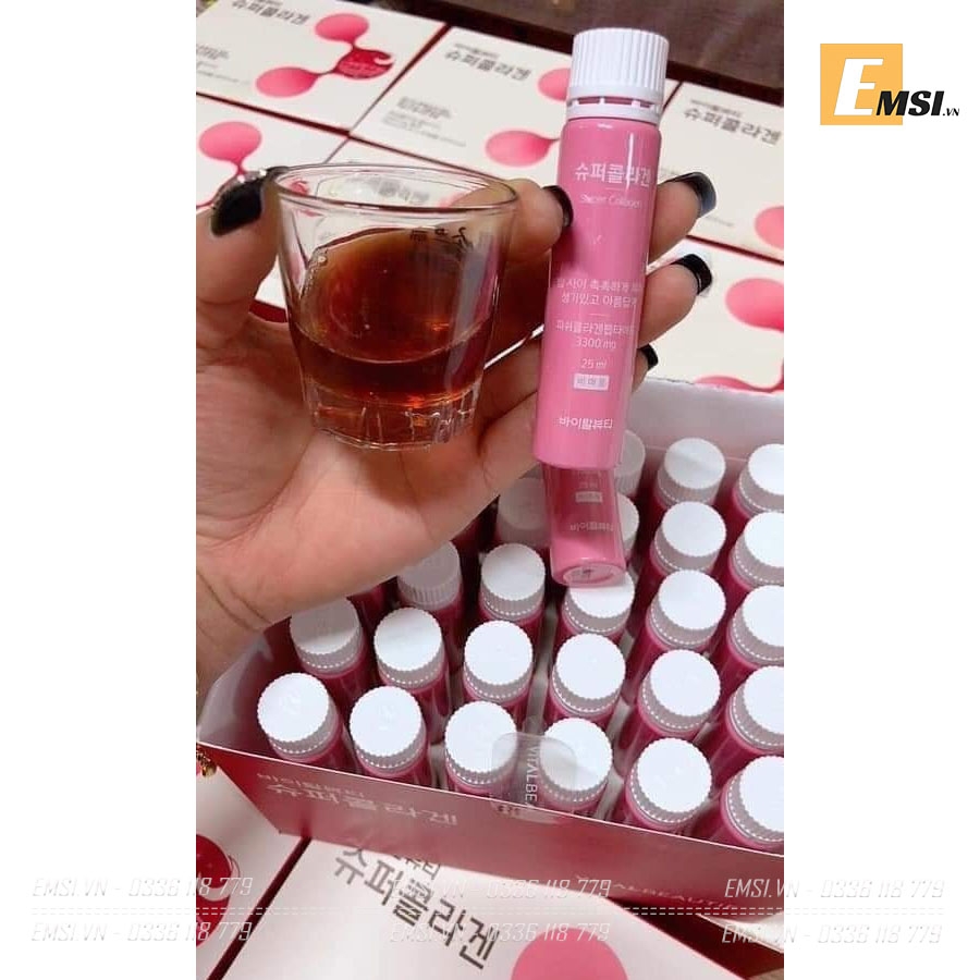 Nước uống Super Collagen VB Vital Beautie 3300mg Hàn Quốc (25ml x 30 chai)