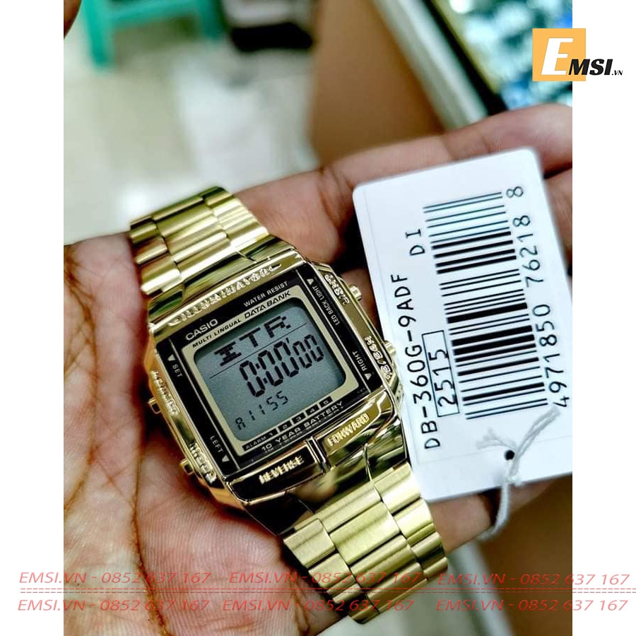 Casio DB-360G-9A - Đồng Hồ Nam - Điện Tử - Size Mặt 38mm - Kính Nhựa EMSI.VN