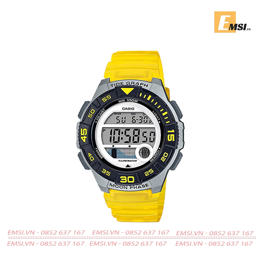 Casio LWS-1100H-9A - Đồng Hồ Unisex - Điện Tử - Size Mặt 38mm - Kính Nhựa EMSI.VN