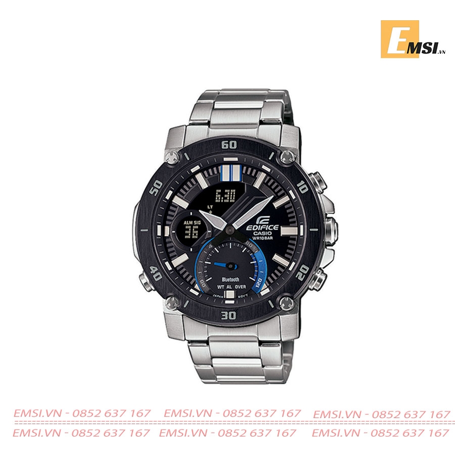 Edifice ECB-20DB-1ADF - Đồng Hồ Nam - Pin/Quartz - Size Mặt 46mm - Kính Khoáng EMSI.VN