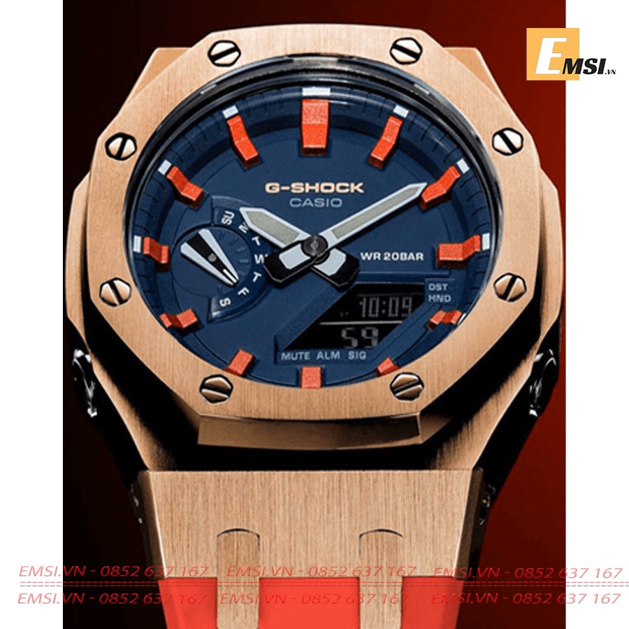 G-Shock GA-2100-1A Nam – Custom AP Royal Oak Metallic Red Special EMSI.VN