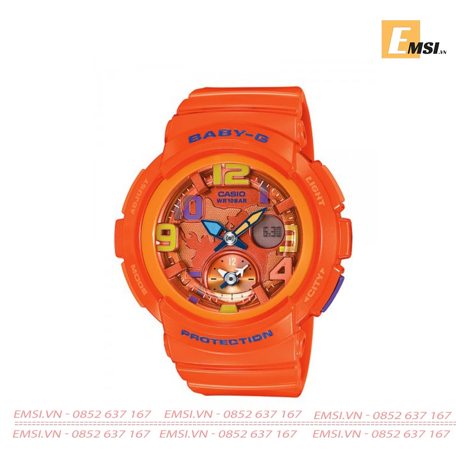 Baby-G BGA-190-4BDR - Đồng Hồ Nữ - Điện Tử - Size Mặt 44.5mm - Kính Khoáng EMSI.VN