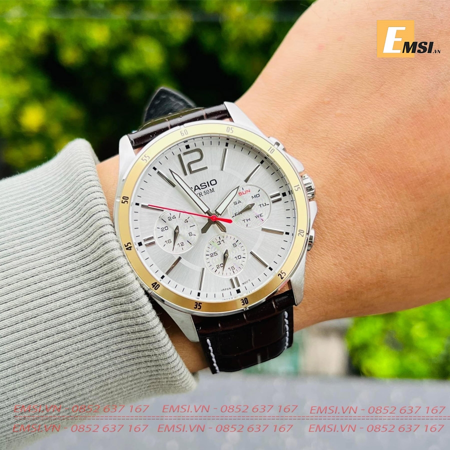 Casio MTP-1374L-7A - Đồng Hồ Nam - Pin / Quartz - Kính Khoáng - Size Mặt 43.5mm EMSI.VN