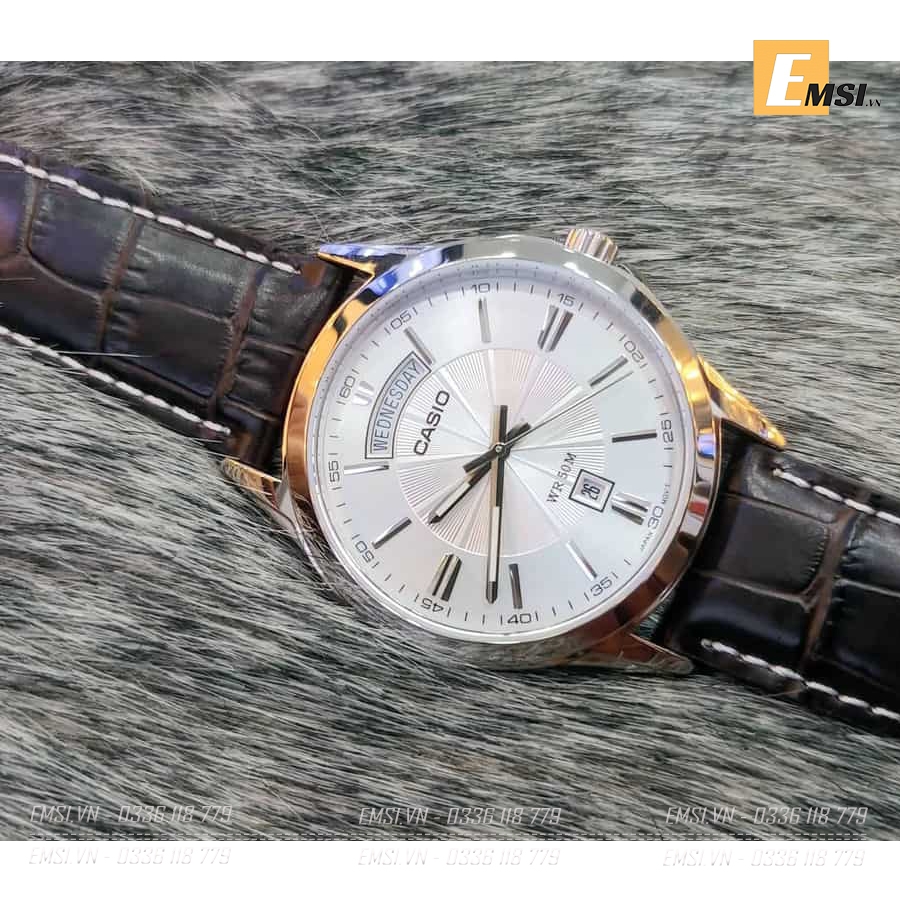 Đồng hồ Casio Nam MTP-1381L-7A - Emsi.vn - chính hãng 100%