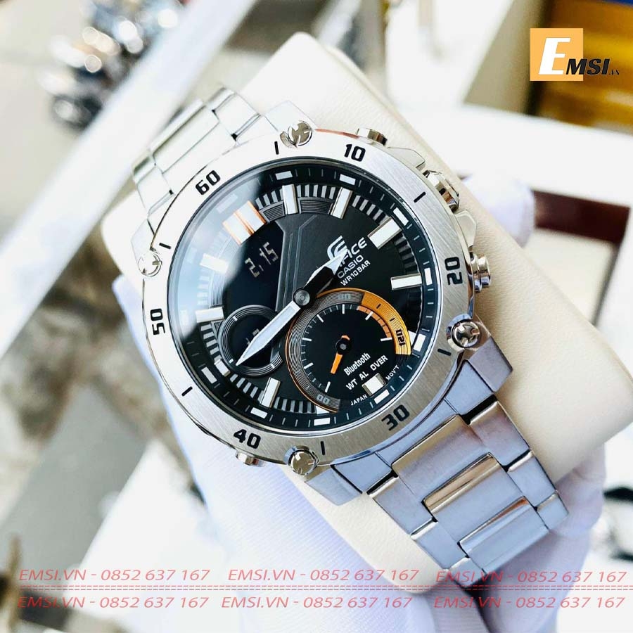 Casio Edifice ECB-20D-1A - Đồng Hồ Nam - Pin / Quartz - Kính Khoáng - Size Mặt 46mm EMSI.VN