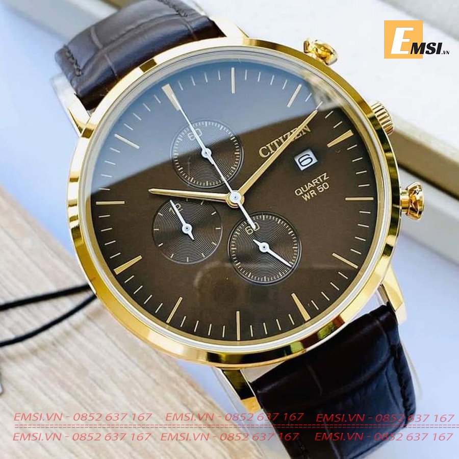 CITIZEN‌ AN3612-09X - Đồng Hồ Nam - Pin / Quartz - Kính Khoáng - Size Mặt 41mm Emsi.vn
