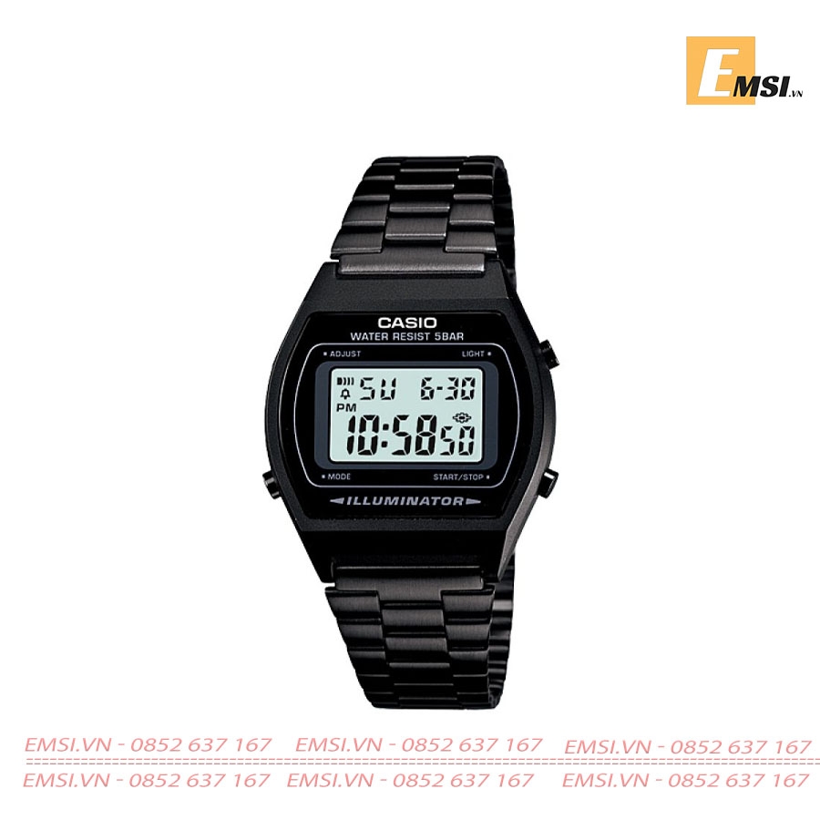 Casio B640WB-1A - Kính nhựa - Đồng hồ điện tử - Size mặt 35mm - Đồng hồ nam EMSI.VN