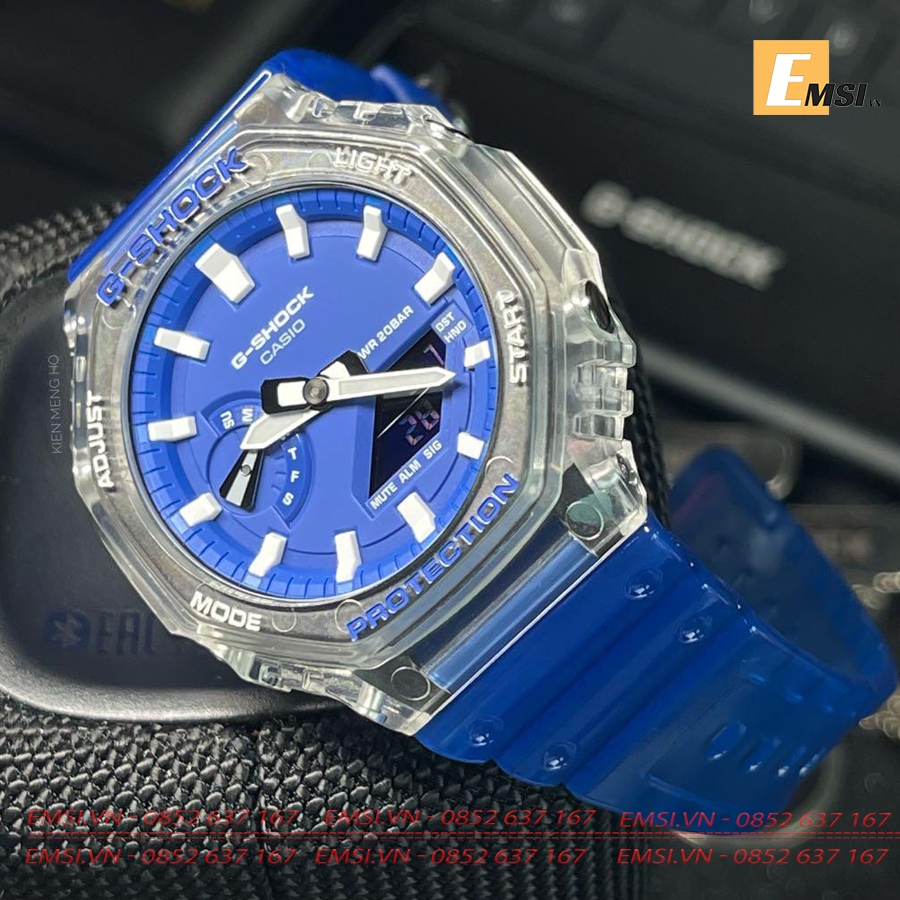 Gshock GA-2100HC-2ADR - Đồng Hồ Nam - Điện Tử - Kính Khoáng - Size Mặt 45.4mm - Bảo Hành 5 Năm - Chính Hãng