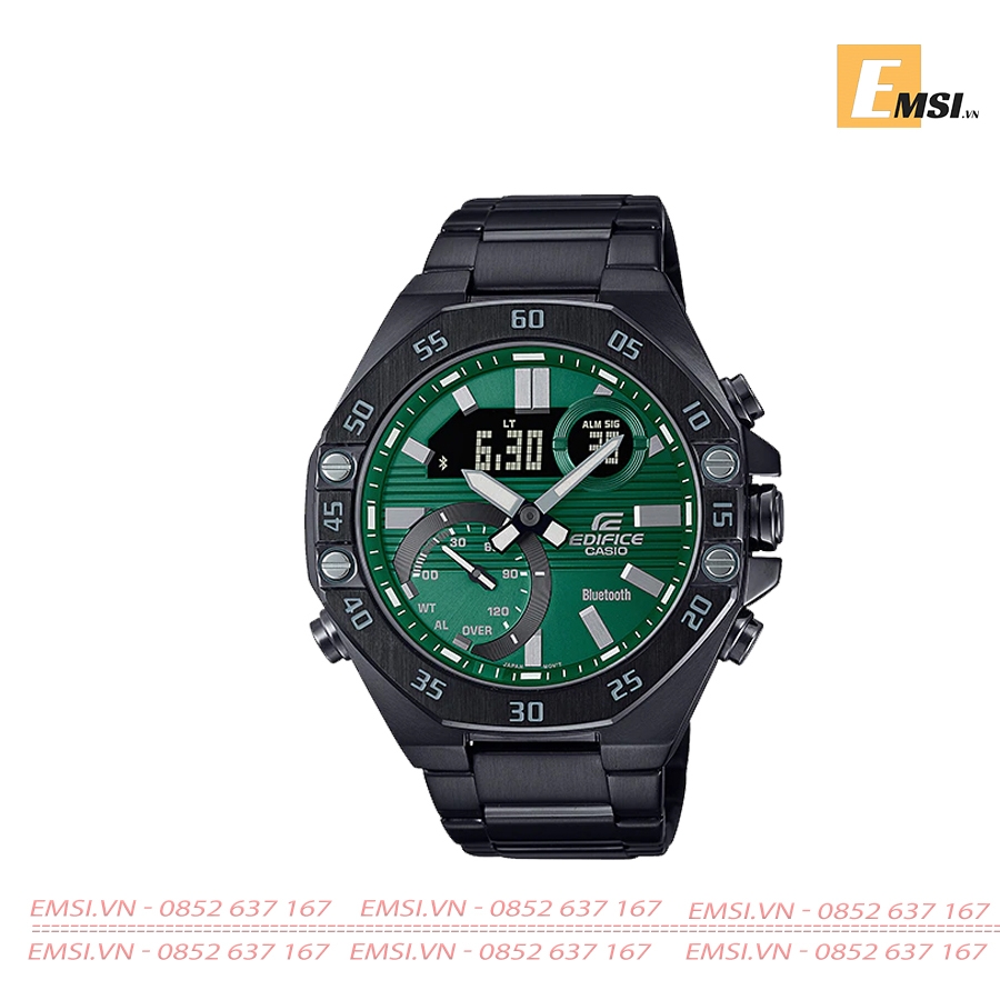 Edifice ECB-10DC-3ADF - Đồng hồ nam - Đồng hồ điện tử - Size mặt 48.5mm - Kính khoáng EMSI.VN