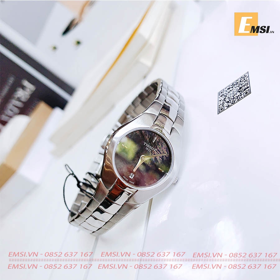 Tissot T Trend T Round Black Dial Ladies Watch T0960091112100 -Size 26mm - Emsi.vn