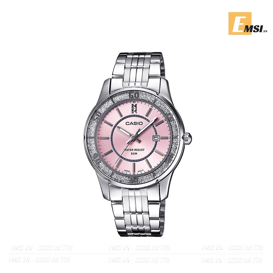 Đồng Hồ Casio Nữ LTP-1358D-4A Dây Kim Loại