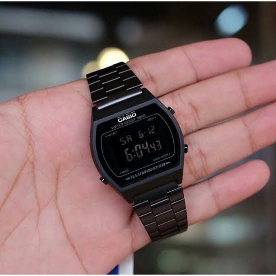 Casio B640WB-1BVT | Vintage All Black Watch | CASIO ( LIMITED CASIO B640WB-1B )