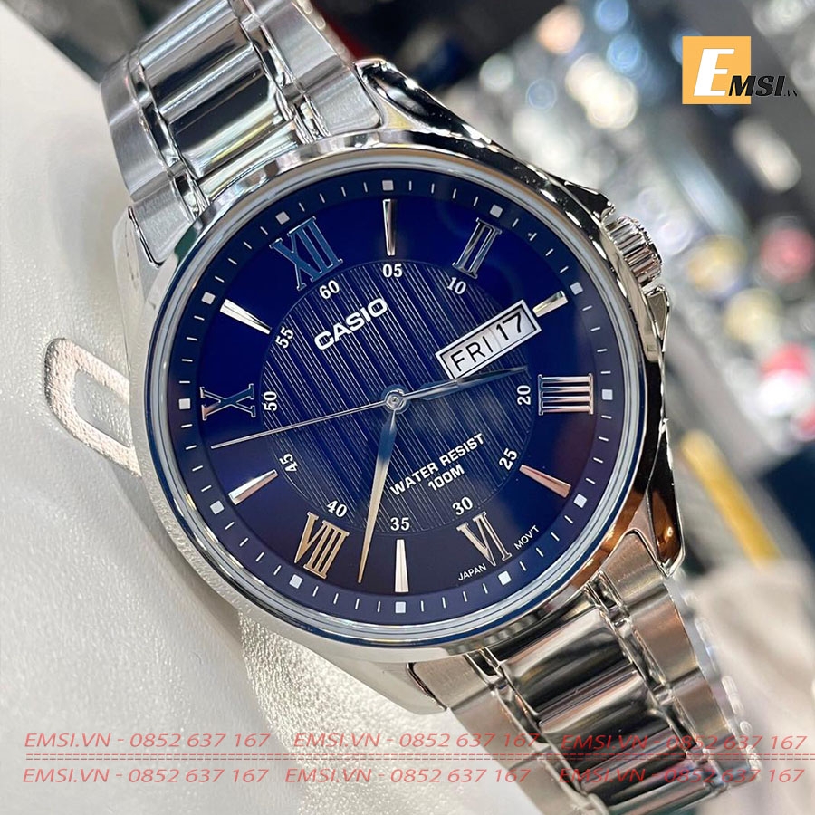 Đồng Hồ Nam Casio MTP-1384D-2A (Casio 41mm)  Chính Hãng Giá Tốt Nhất - Emsi.vn