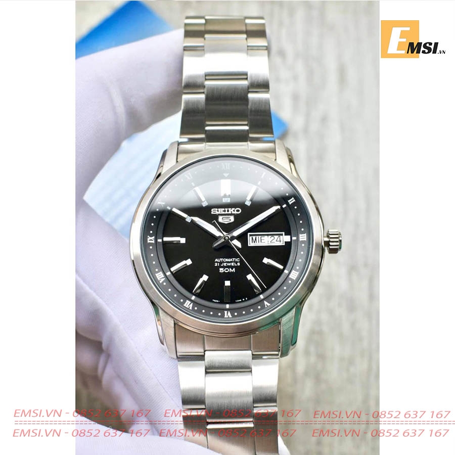 Seiko SNKP11K1 - Đồng Hồ Nam - Cơ - Automatic - Hardlex Crystal - Size Mặt 42mm - Bảo Hành 5 Năm - Chính Hãng - Emsi.vn
