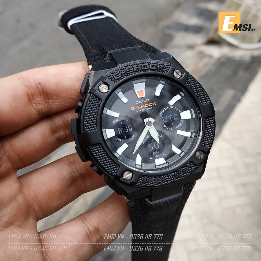 G-Shock GST-S130BC-1ADR - Đồng Hồ Nam - Năng Lượng Mặt Trời - Kính Khoáng - Size Mặt 52.4mm - Bảo Hành 5 Năm - Chính Hãng