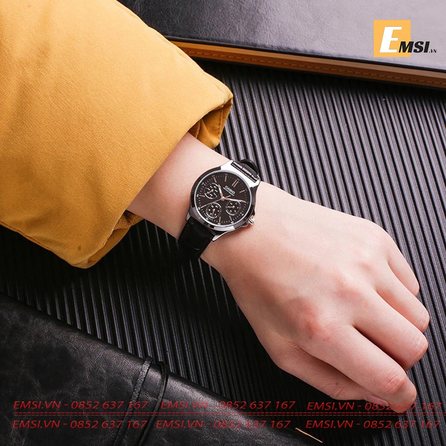 Casio LTP-V300L-1A - Đồng hồ nữ - Đồng hồ Quartz - Size mặt 33.2mm - Kính khoáng EMSI.VN