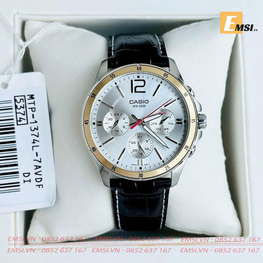 Casio MTP-1374L-7A - Đồng Hồ Nam - Pin / Quartz - Kính Khoáng - Size Mặt 43.5mm EMSI.VN