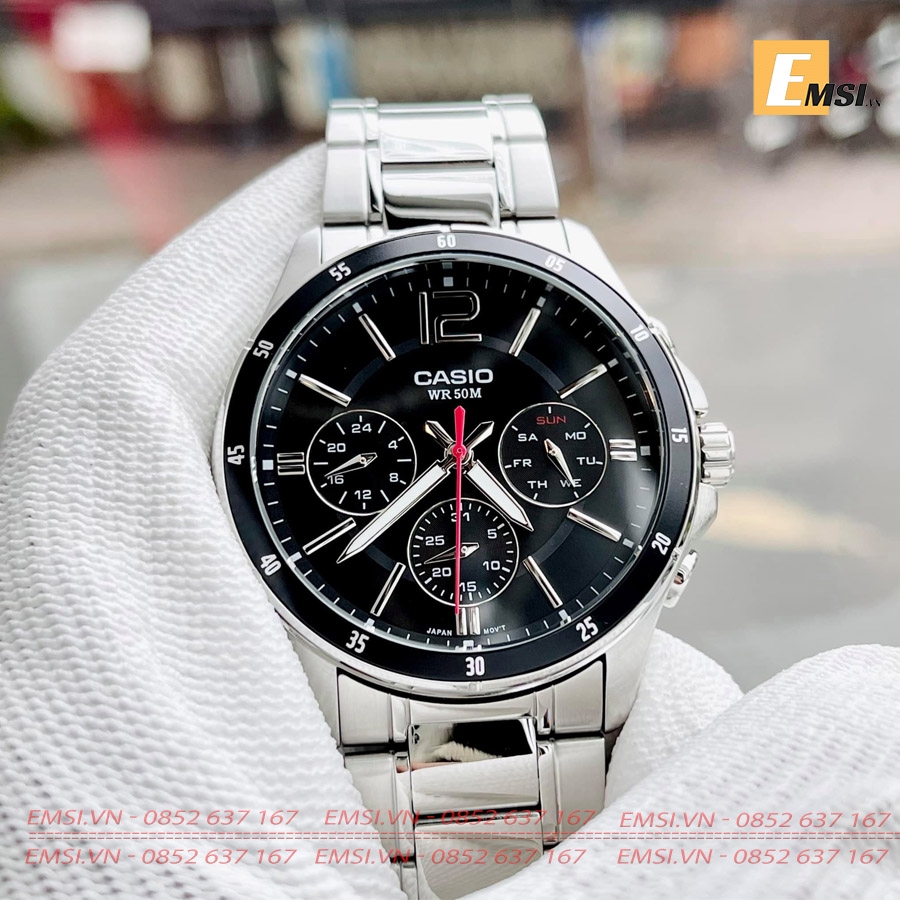 Casio MTP-1374D-1A - Đồng Hồ Nam - Pin / Quartz - Kính Khoáng - Size Mặt 43.5mm EMSI.VN