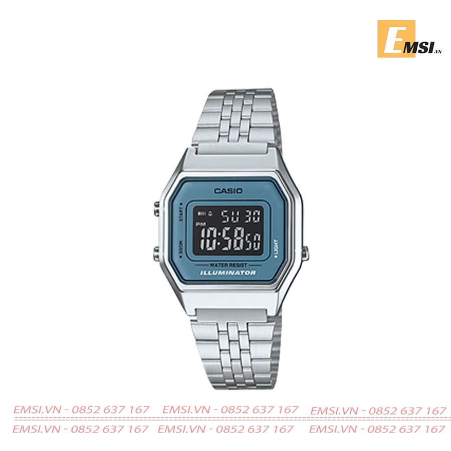 Casio LA680WA-2B - Đồng Hồ Nữ - Điện Tử - Kính Nhựa - Size Mặt 28.5mm EMSI.VN