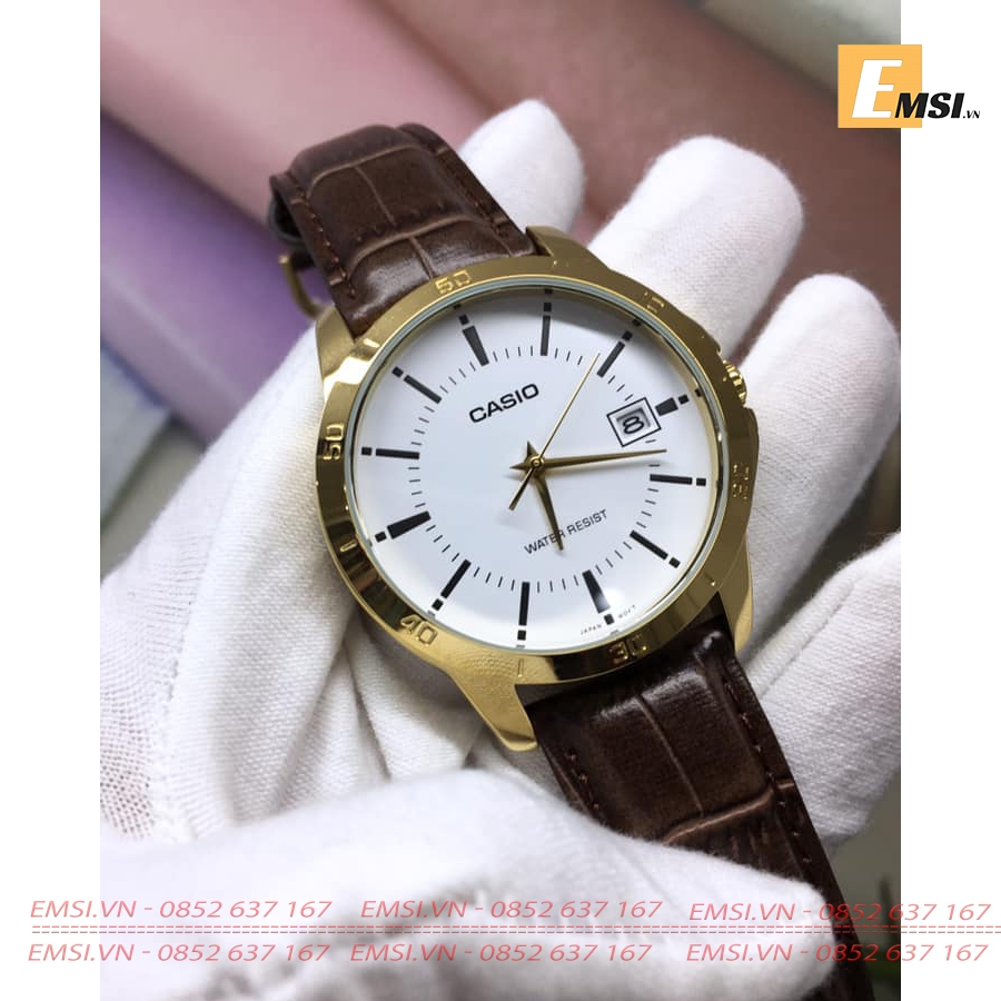 CASIO MTP-V004GL-7A - Đồng Hồ Nam - Pin / Quartz - Kính Khoáng - Size Mặt 41.5mm EMSI.VN