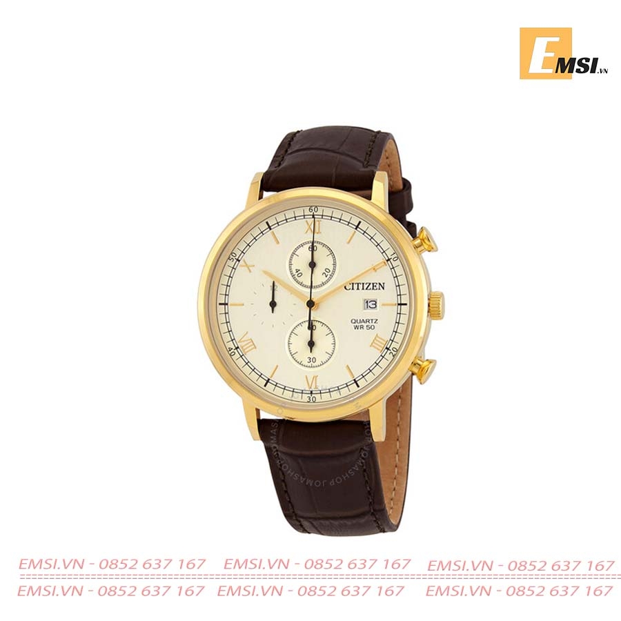 Citizen AN3612-09P - Đồng Hồ Nam - Pin/Quartz - Kính Khoáng - Size Mặt 41mm EMSI.VN
