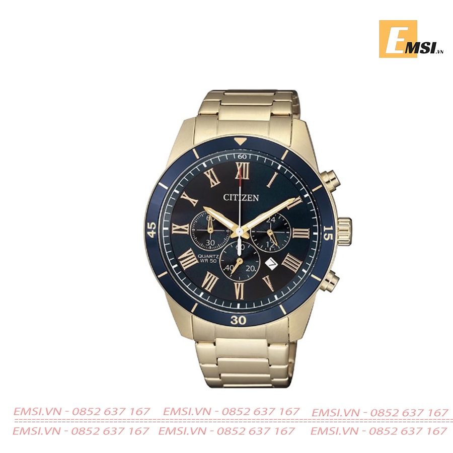 CITIZEN AN8169-58L - Đồng Hồ Nam - Pin / Quartz - Kính Khoáng - Size Mặt 44mm EMSI.VN