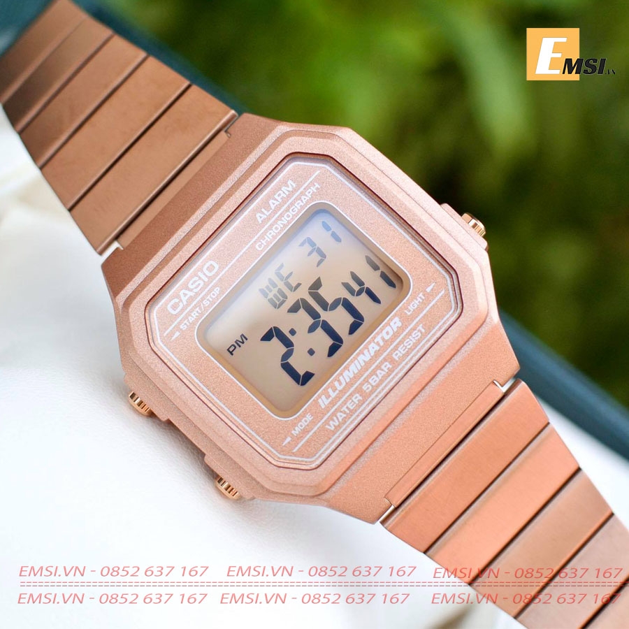 Casio B650WC-5ADF - Đồng Hồ Nam - Điện Tử - Size Mặt 41mm - Kính Nhựa EMSI.VN