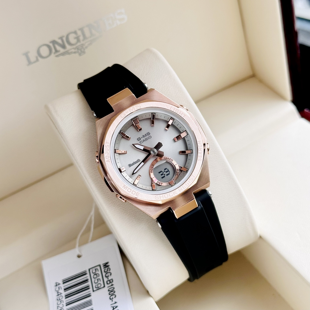 MSG-B100G-1A | Đồng Hồ Casio | Baby-G | Dây Nhựa - Kết nối điện thoại