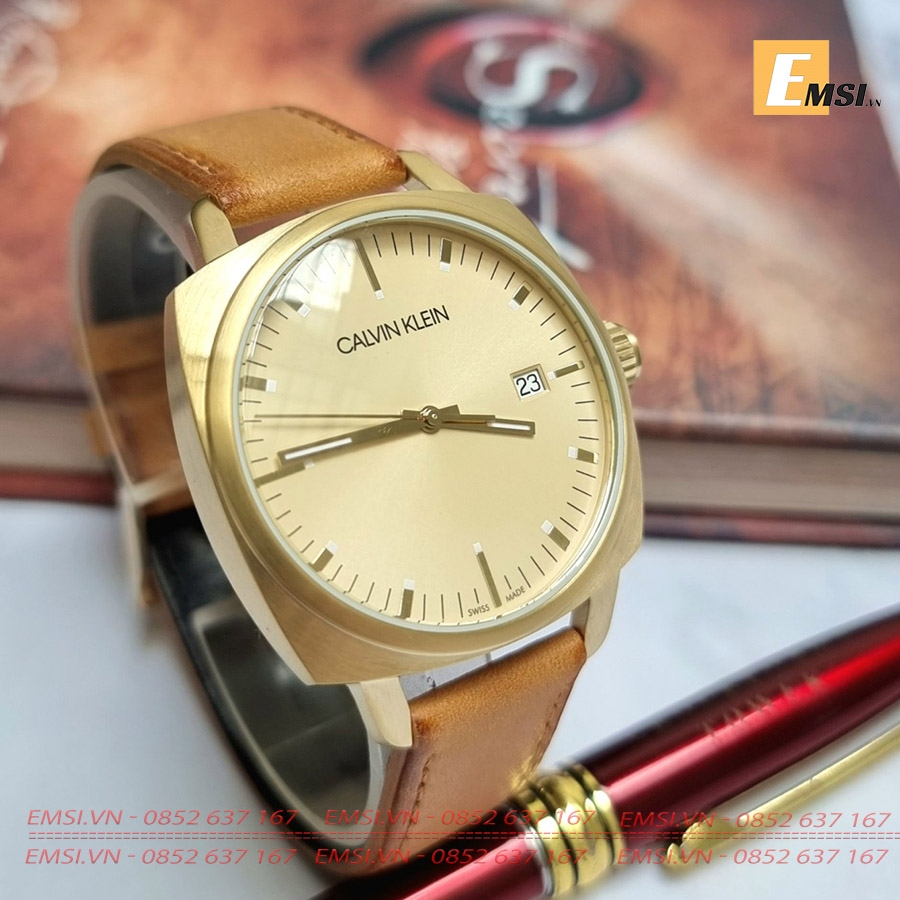 Calvin Klein K9N115GH – Nam – Quartz (Pin) – Dây Da - Emsi.vn
