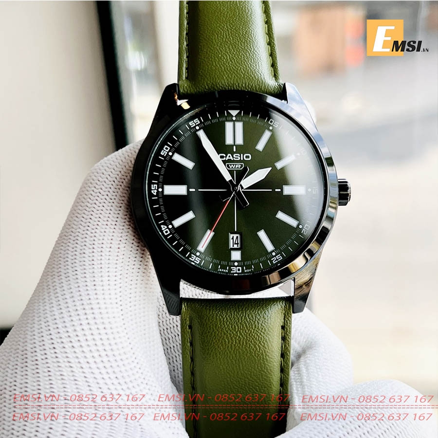 Đồng Hồ Nam Dây Da Casio Standard MTP-VD02BL-3EUDF Chính Hãng - Emsi.vn