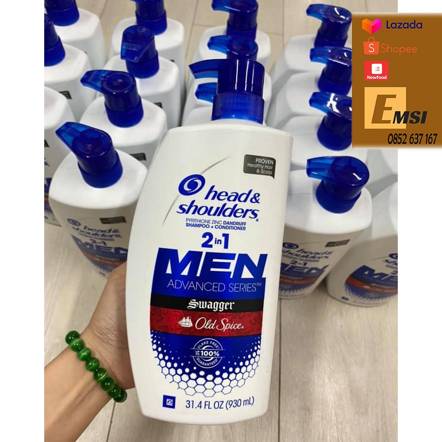 Dầu gội trị gàu nam Head & Shoulders Men Old Spice 930ml