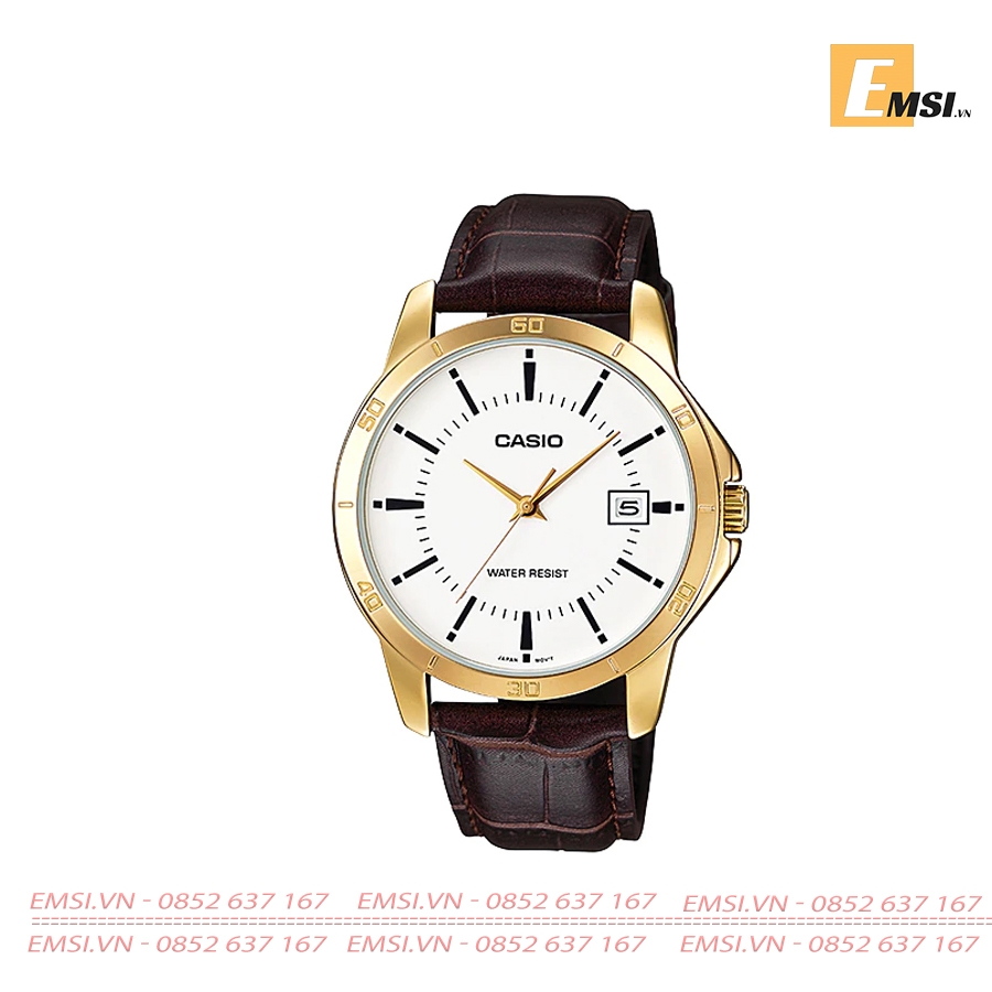 CASIO MTP-V004GL-7A - Đồng Hồ Nam - Pin / Quartz - Kính Khoáng - Size Mặt 41.5mm EMSI.VN